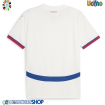 Maglie da calcio Serbia Seconda Maglia Europei 2024 Manica Corta